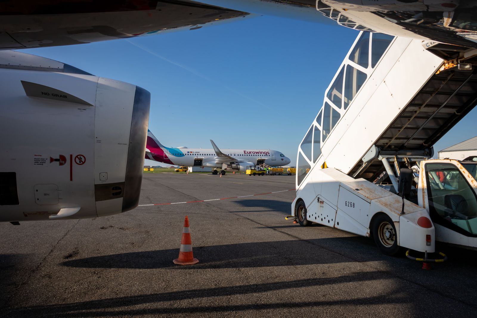 Boarding by the stairs: the low-fare airlines at Waterloo fly on time or not at all