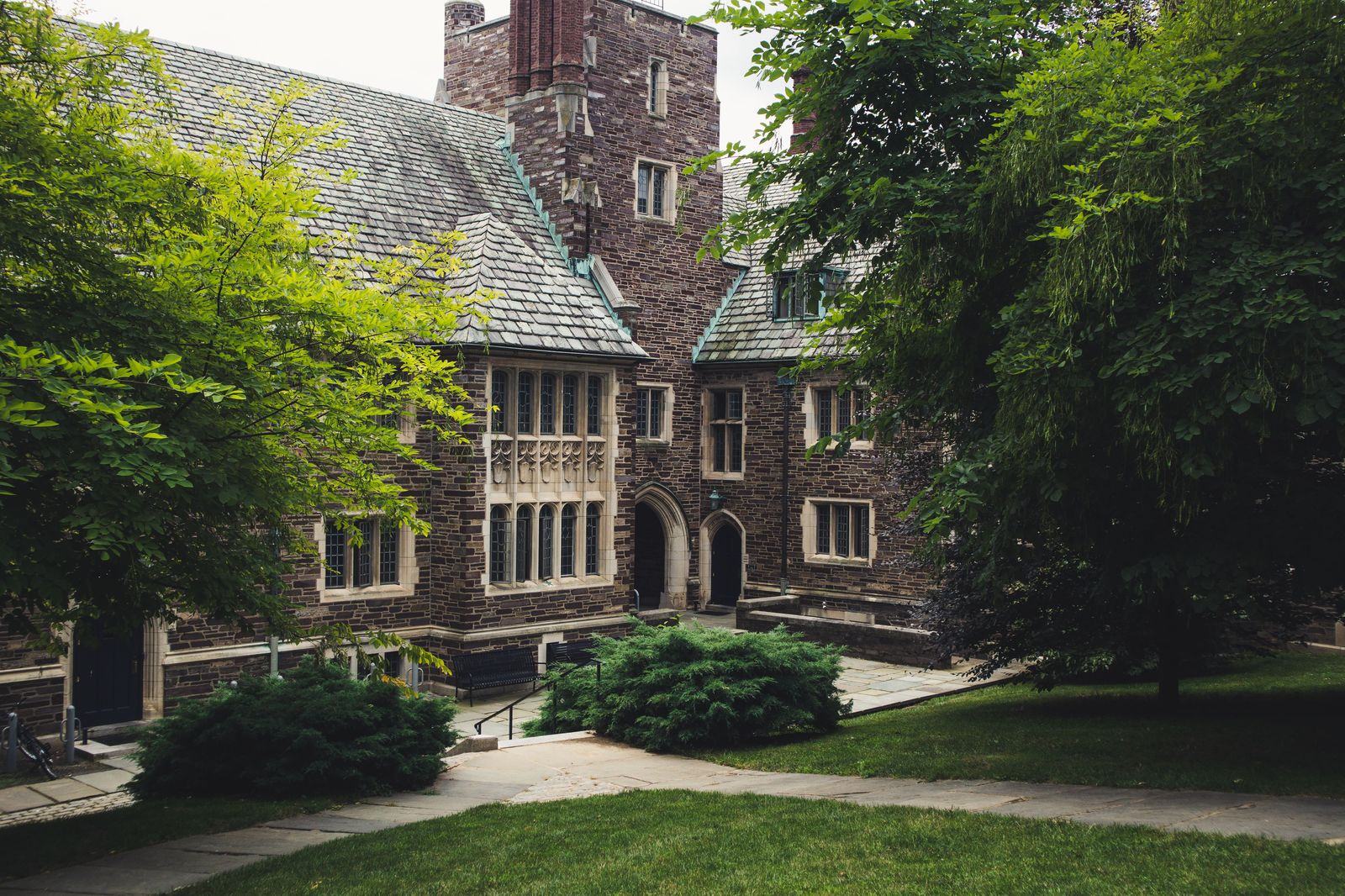 McMaster's campus in Westdale: eighty minutes from London, and the medical centre behind it