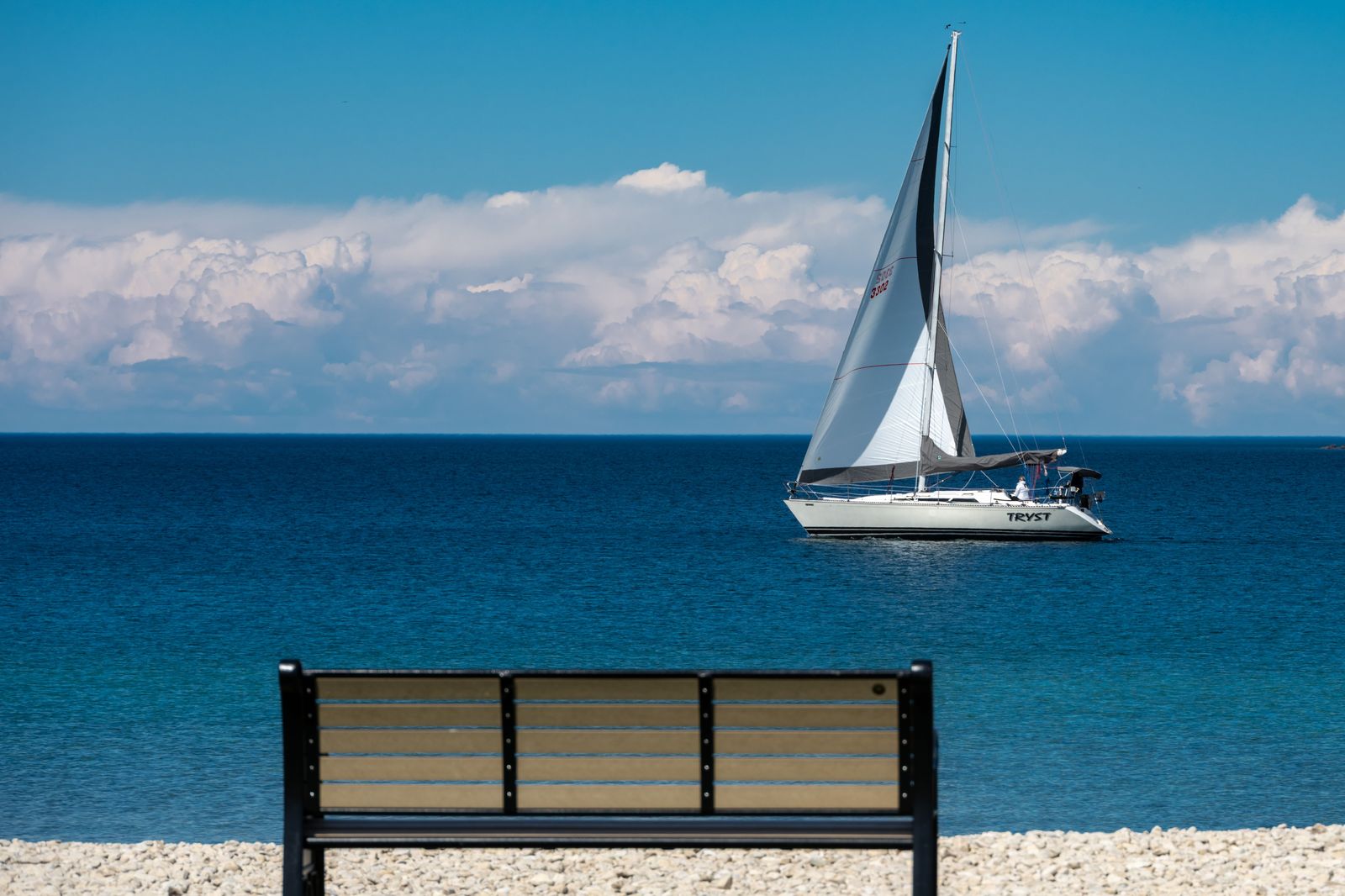 The Lake Huron shore at Canatara: Sarnia's beach, an hour from London
