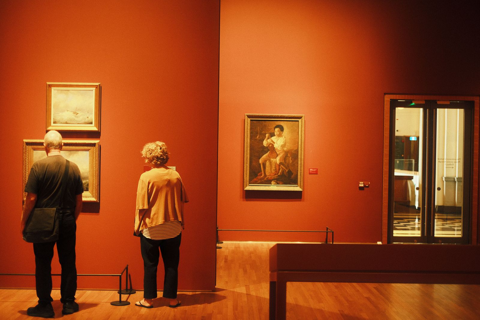 A gallery at Museum London: the art and history of the city at the forks of the Thames