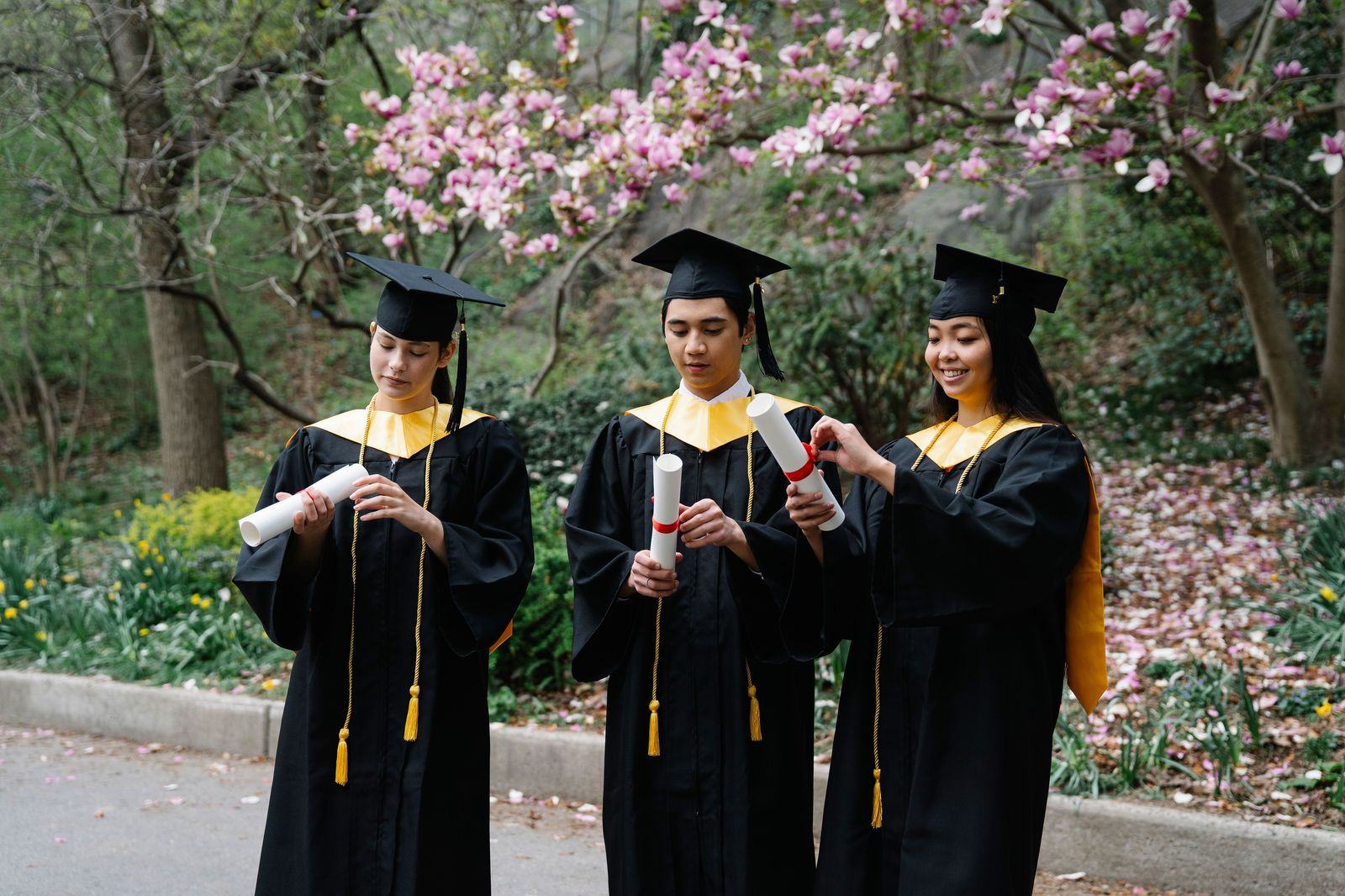 Graduation caps at Western's convocation - the June and October run to Alumni Hall