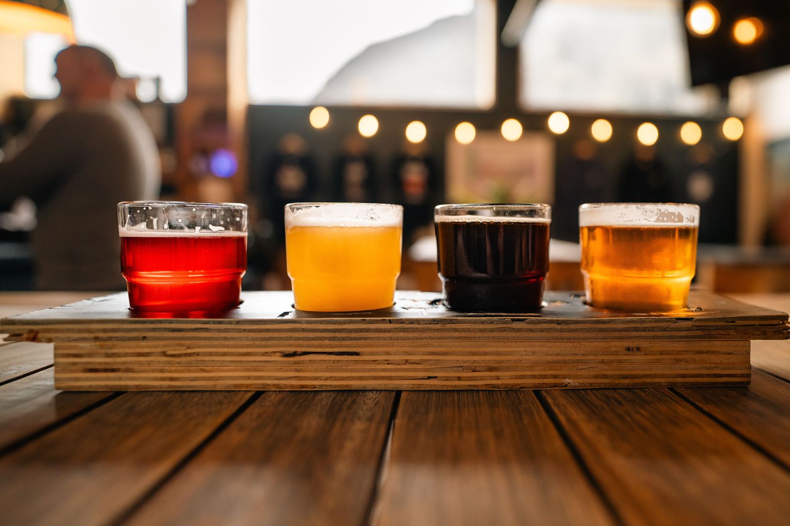 A flight at a London taproom: the afternoon brewery crawl is the most-booked daytime tour in the city